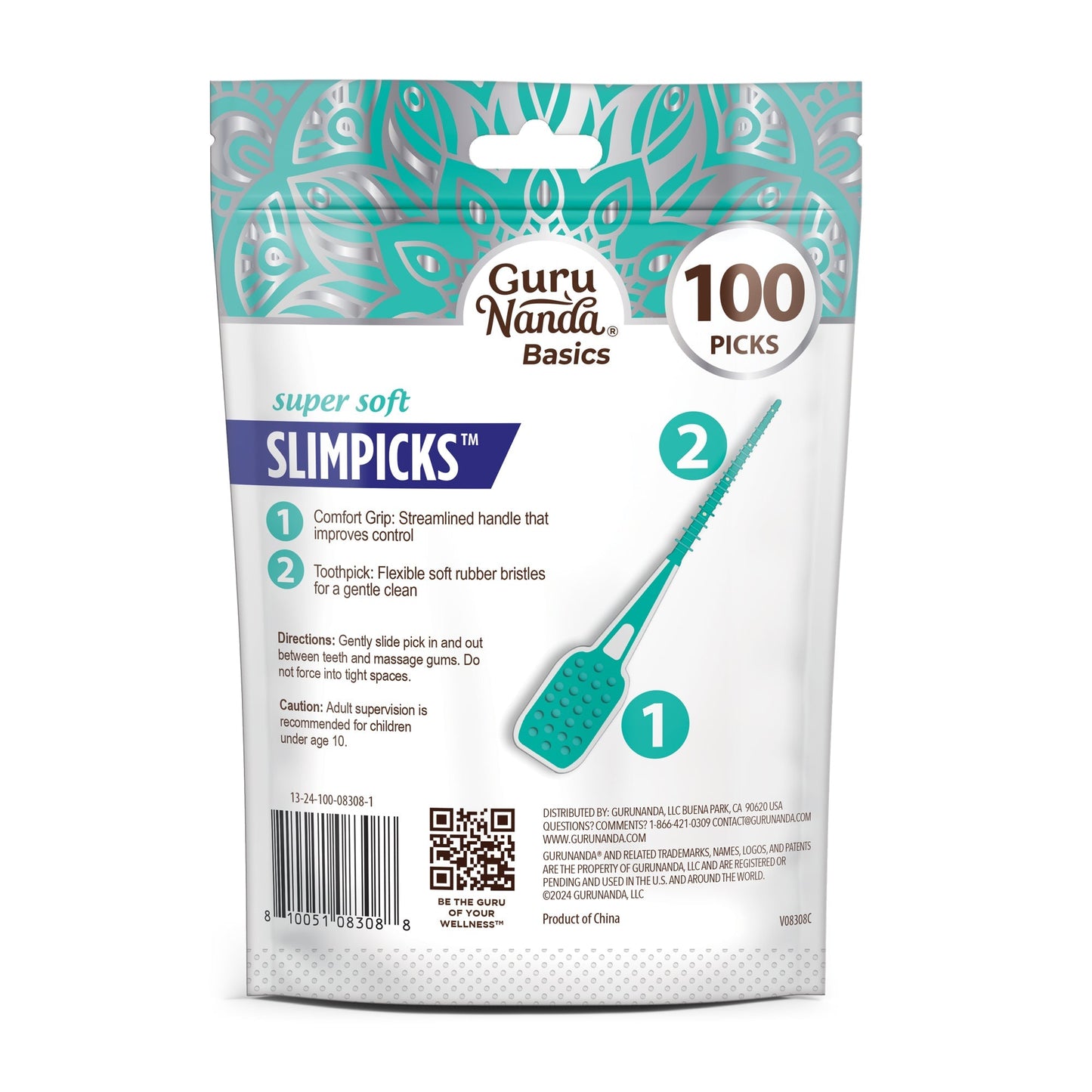 Super Soft Interdental Slimpicks - 100 Count