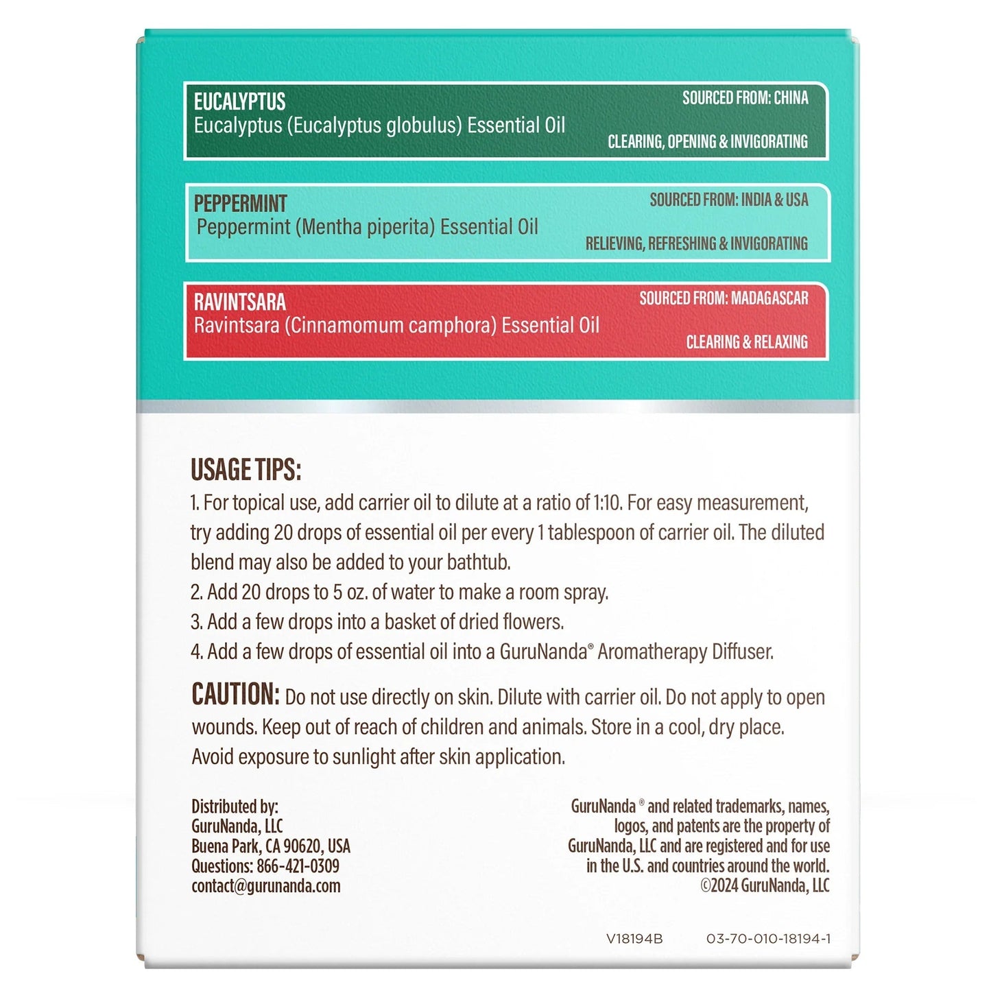 Breathe Essential Oils, 10 ML - 3 PK