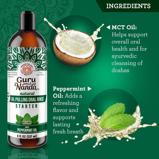 Coconut + Peppermint Pulling Oil, 8 Fl Oz ¨C 2 Pk