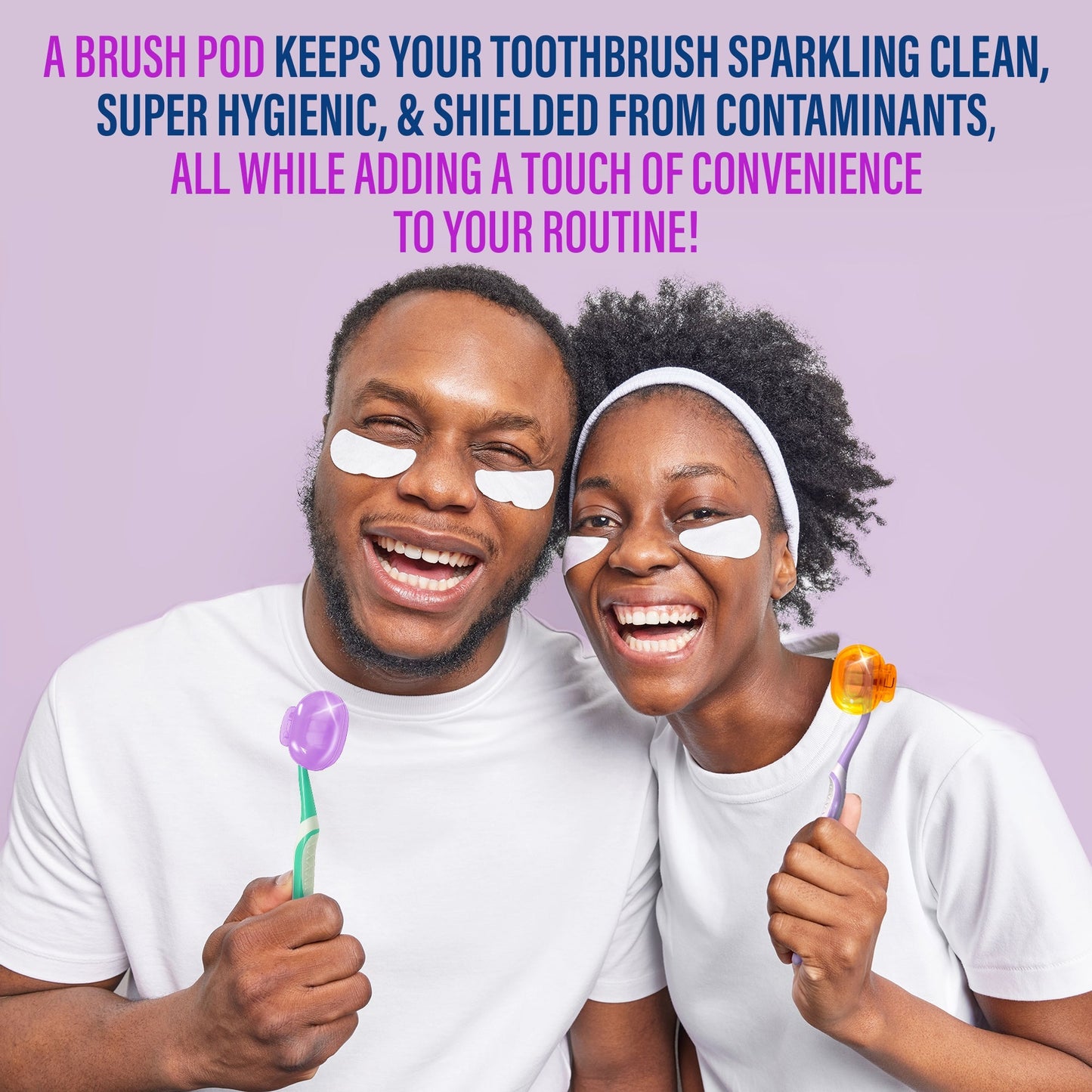 Brush Pod Toothbrush Protector - 4 Count (Colors may vary)