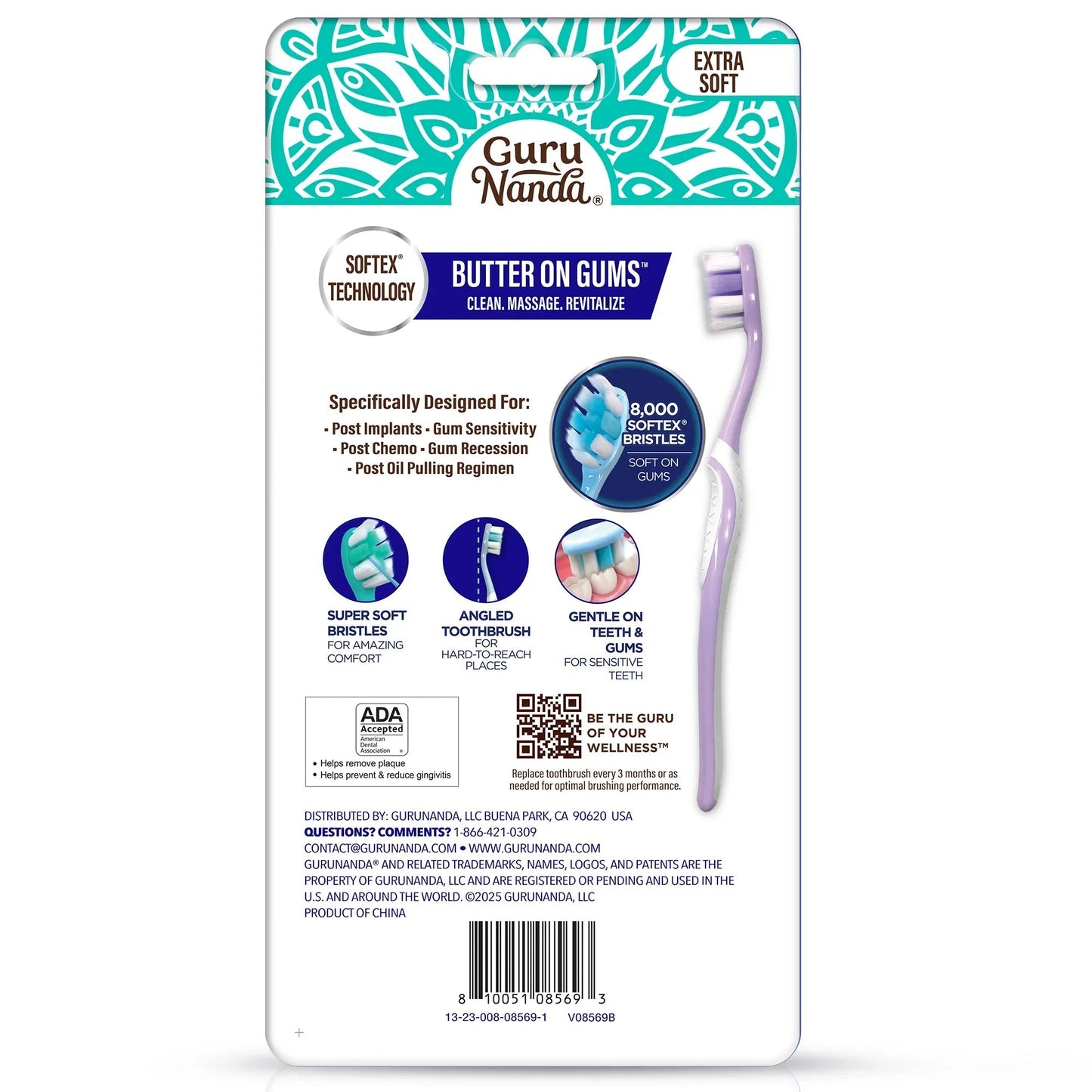 Butter on Gums Toothbrush (8 Count)