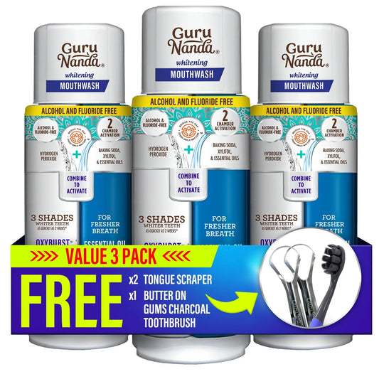 Dual Barrel Oxyburst Whitening Mouthwash, 20 Fl Oz