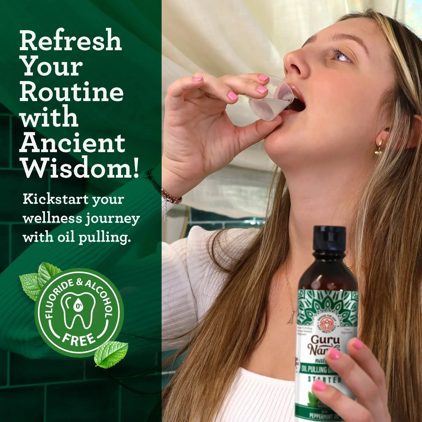 Coconut + Peppermint Pulling Oil, 8 Fl Oz ¨C 2 Pk