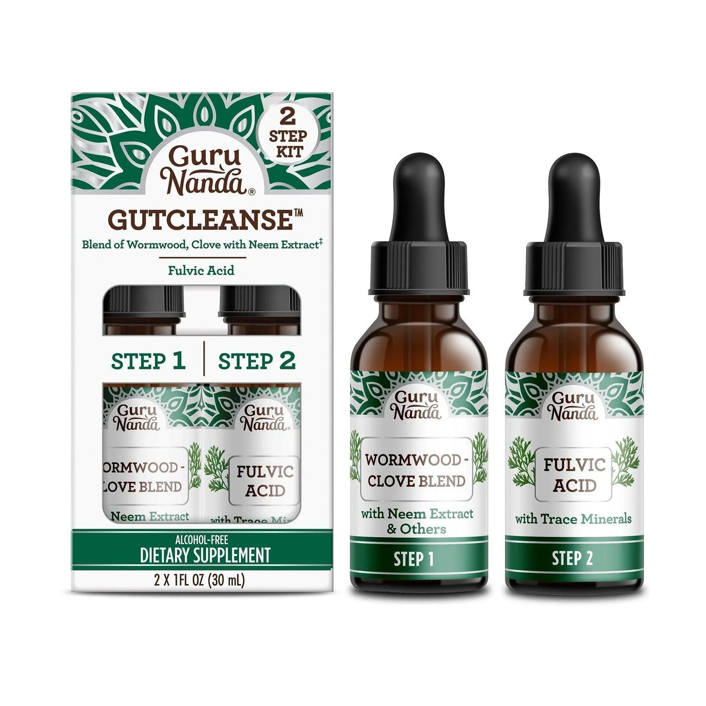 Gutcleanse With Wormwood, Clove & Fulvic Acid ¡ª 2-Step Supplement