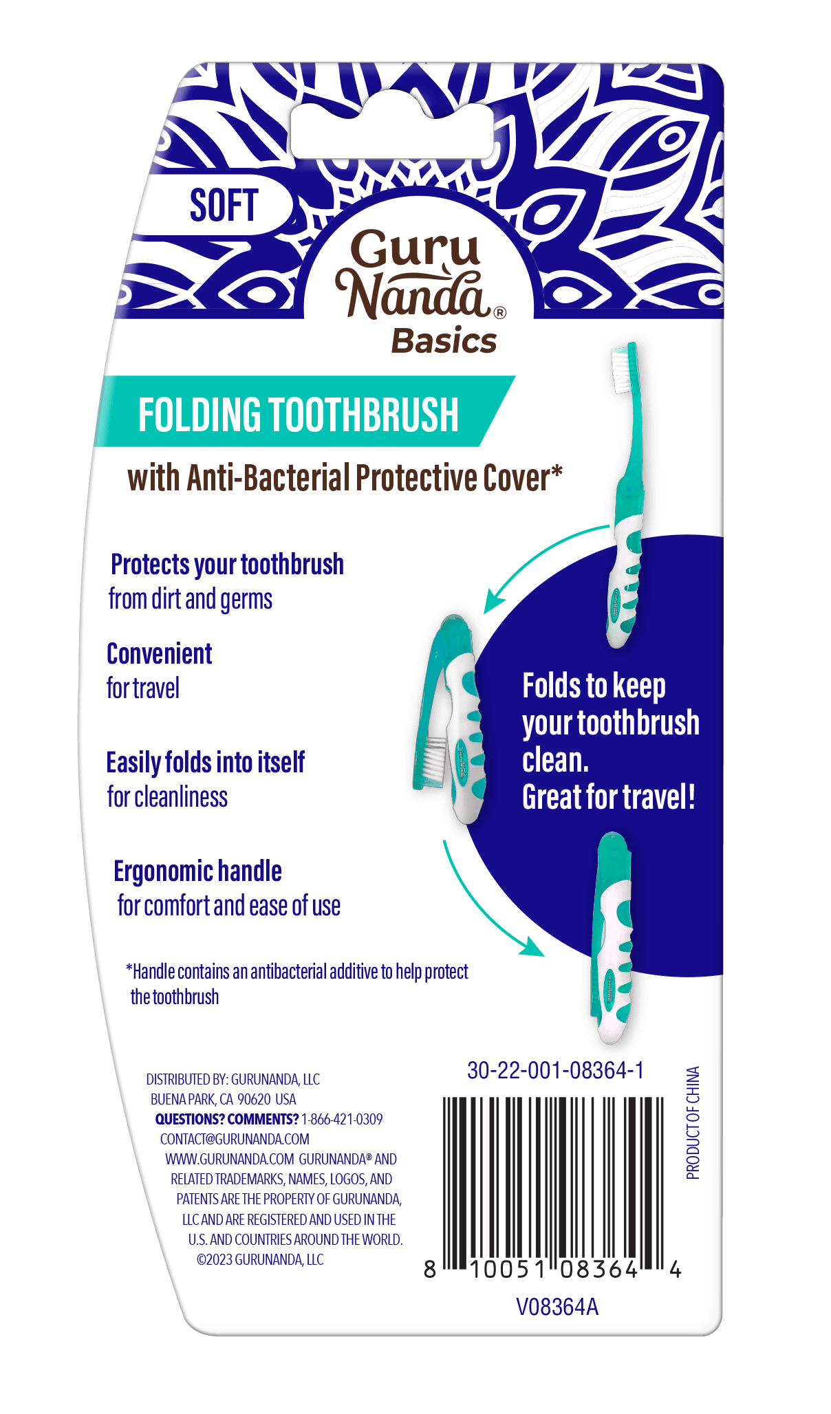 Folding Travel Toothbrush