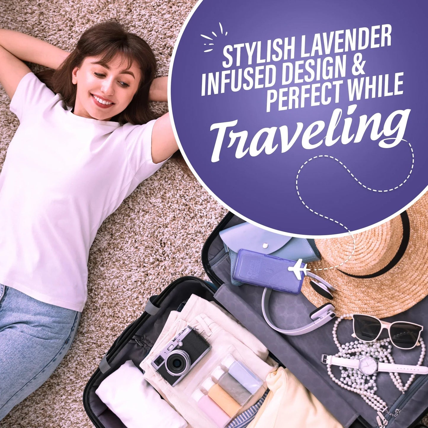 Lavender Infused Mouth Tape - 60 Count