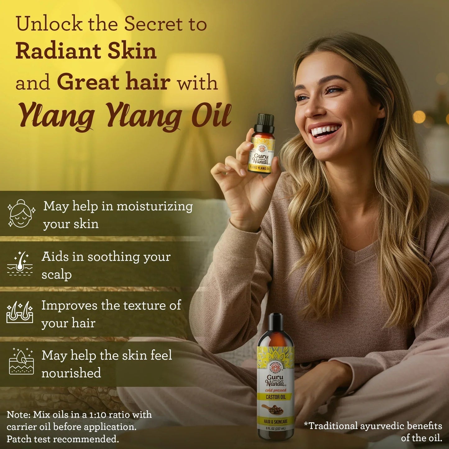 Ylang Ylang Essential Oil, 10mL - 2 Pack